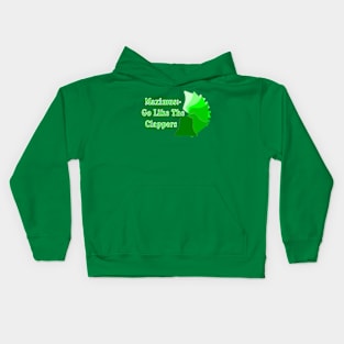 Funny Bellringing Slogan in green Kids Hoodie